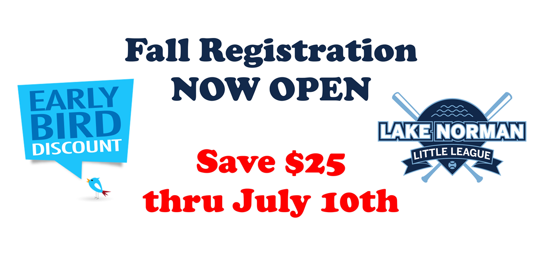 Fall Registration Opens July 1st